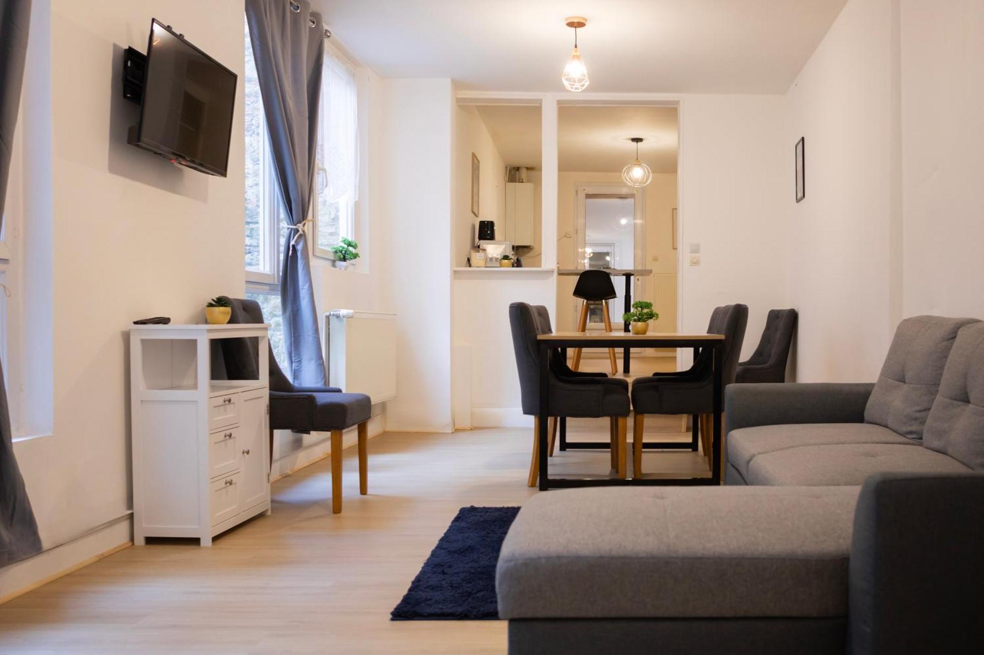 Spa Central Charmant Duplex Cosy 90M2 A 300M Rue Pietonne Et 500 M Du Port บูโลญ-ซูร์-แมร์ ภายนอก รูปภาพ